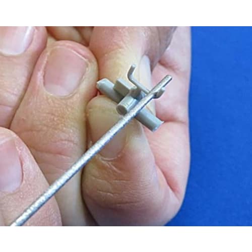 Shimomura Alec Craftsman Katagi #400 Round Bar File, Round Bar S (Marubose), 1.2mm Diameter, Plastic Model Tool, AL-K209