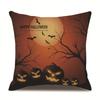 Halloween Linen Pillow Cover Printed Pillow Supply Cushion Cover