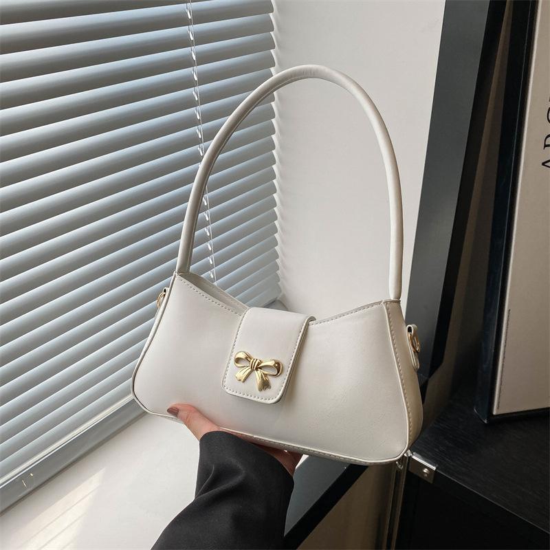 Monochromatic feminine crossbody bag versatile fashionable a shoulder bag feminine texture commuting bag new trend