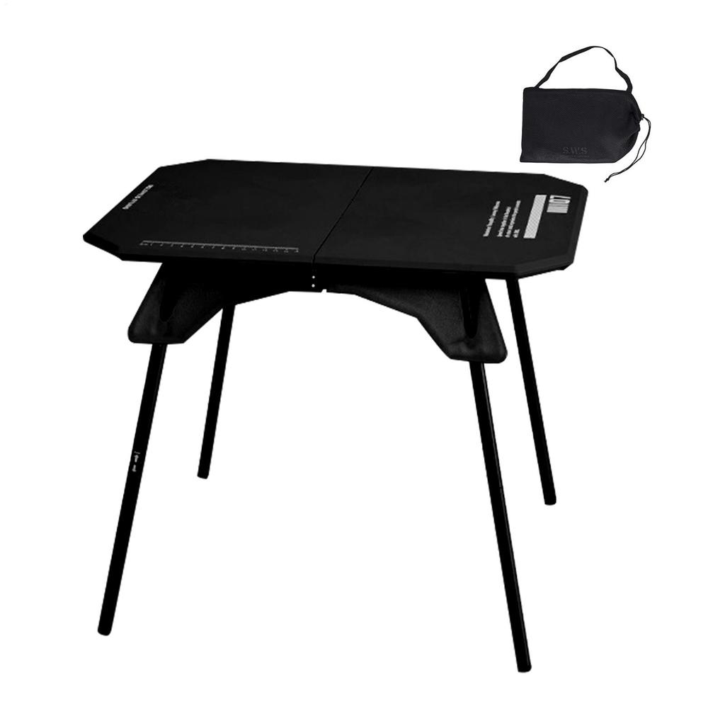 UltralightDual Purpose Table Outdoor Camping Portable Table Folding ABS Desktop And Aluminum Stand