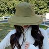 Chapeau d'été pliable pour femmes protection UV chapeau de soleil à large bord chapeau seau version coréenne séchage rapide imperméable chapeau de protection solaire