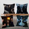 TV Drama The Vampire Diaries Cartoon Series Square Pillowcase Soft Waist Sofa Cushion Cover Bedroom Room Pillowcase