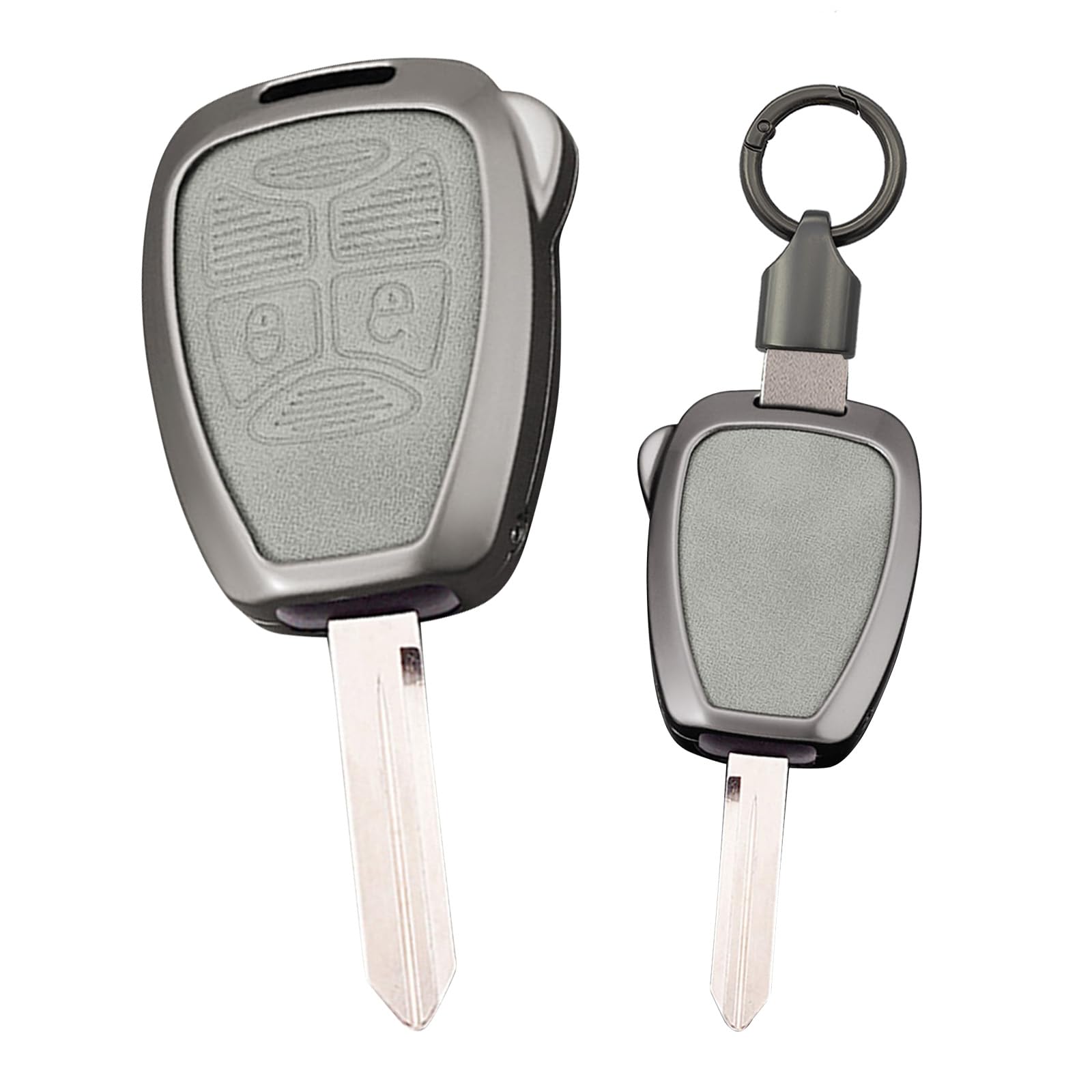 [TECART] Jeep Key Case Key Cover Jeep Commander Key Chain серый