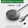 Multi-Port USB-C Docking Station & Hub for Laptops and Desktops