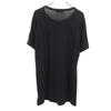 Y's Made In Japan Short Sleeve Long Cut 2 Black Youji Yamamoto Women Used