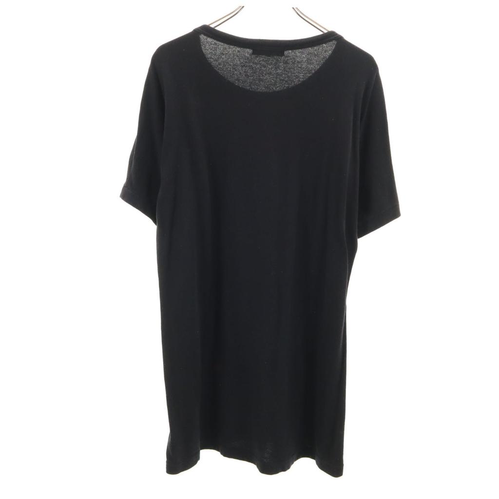 Y's Made In Japan Short Sleeve Long Cut 2 Black Youji Yamamoto Women Used