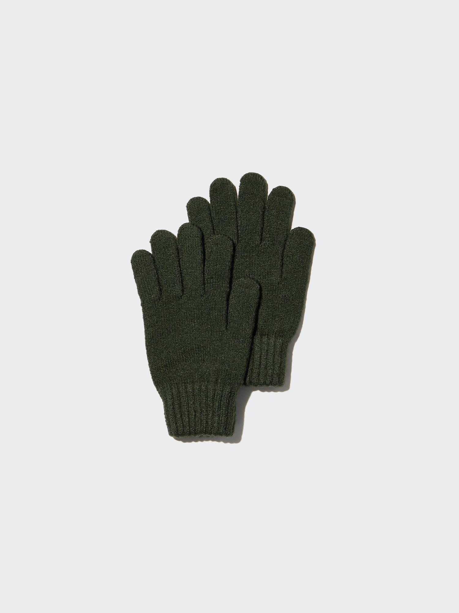

Перчатки Uniqlo Heattech Knit 58 DARK GREEN/M/L