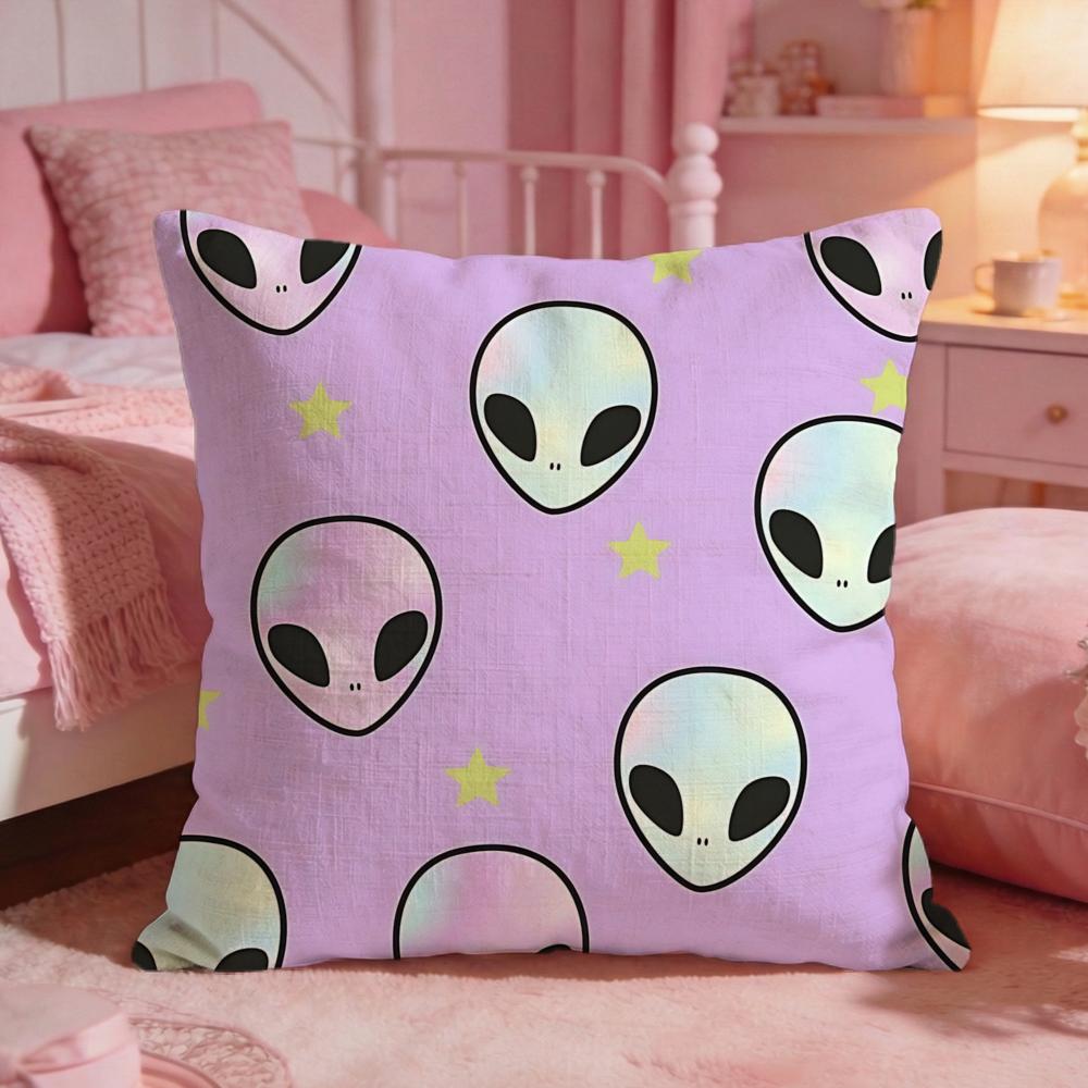 AnimalDreamy AliensS Cushion Cover Premium Comfort Reversible Pillow Cove Two In One Design for Any Room Car Interior