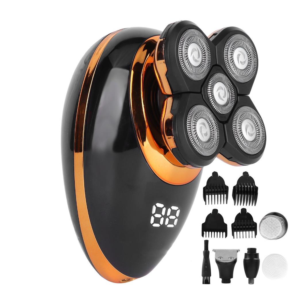 5 In 1 MultiFunctional Electric Shaver Hair Clipper Nose Hair Trimmer Facial Cleansing Brush