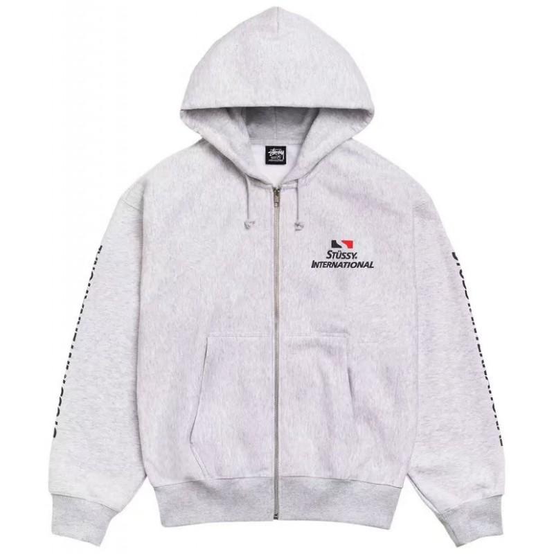 2026 Trendy Unisex Oversized Hoodie With Retro Letter Print Loose Fit Cotton Blend Sweatshirt