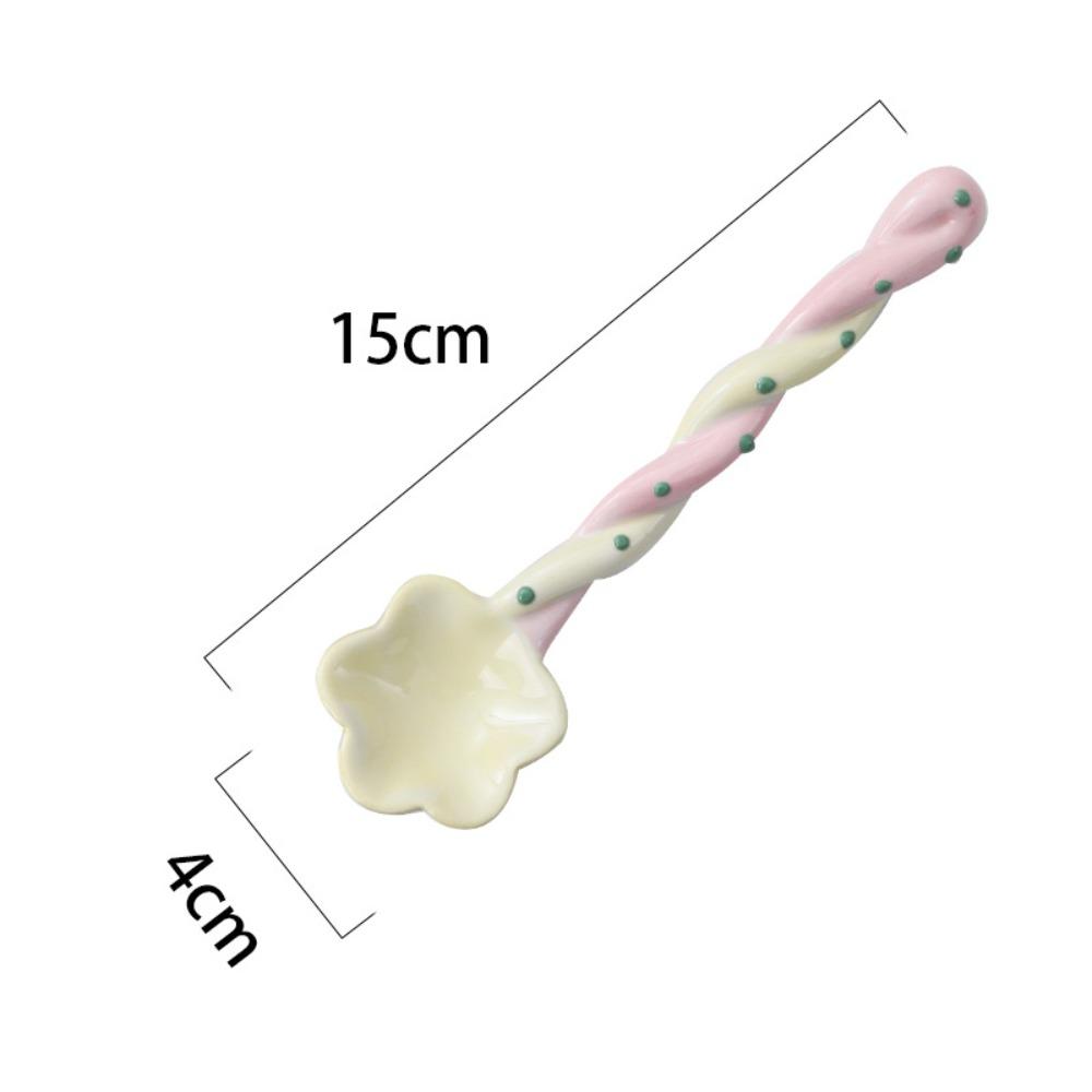 

Instagram Style Stirring Spoon Household Coffee Spoon Cute Long Handled Spoon