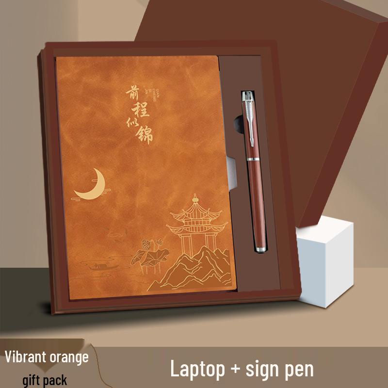 A5 Custom Thick Notebook: High-Value Student Prize & Enterprise Meeting Journal with Logo Printing.