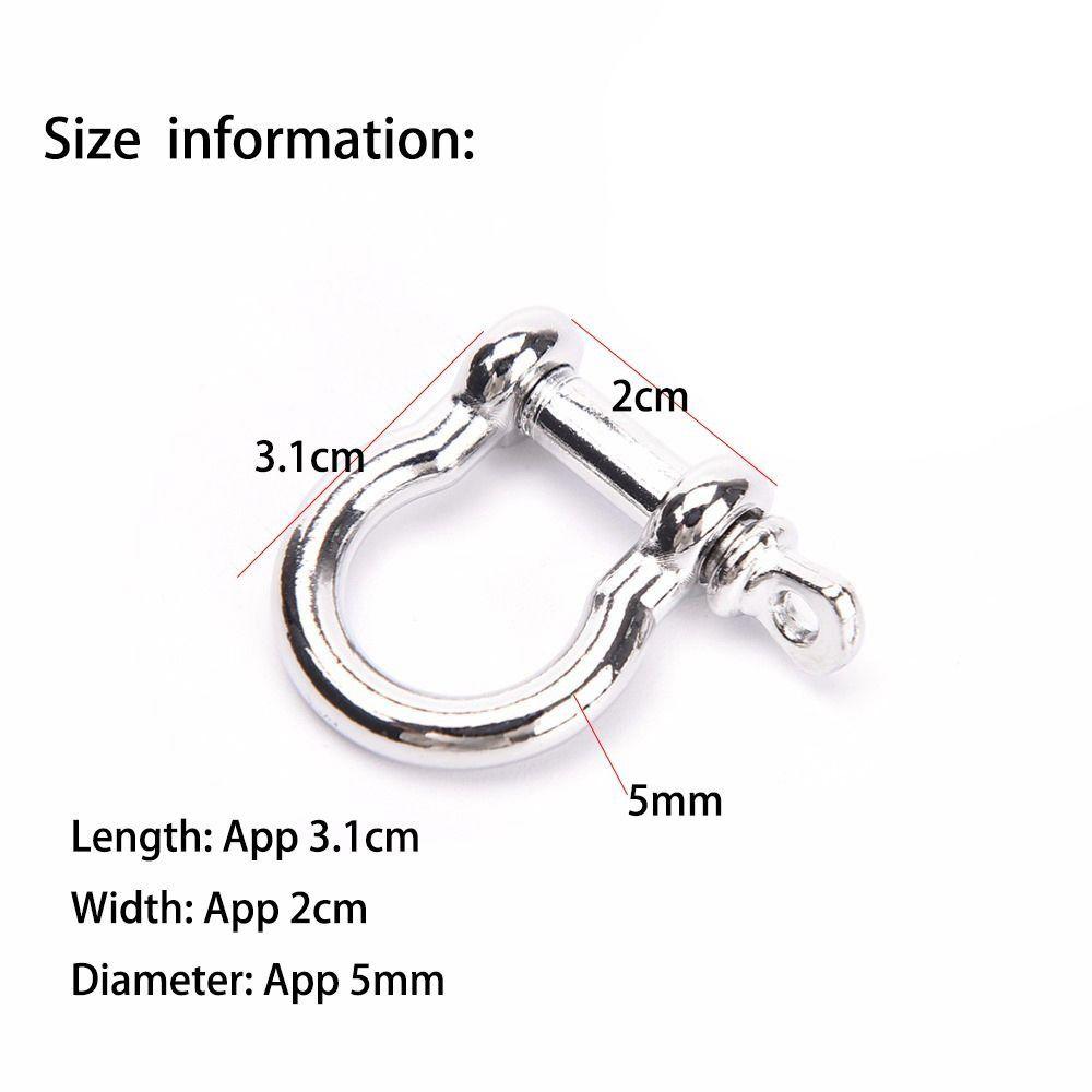 Buckle Survival Bracelets O-Shaped Shackle Outdoor Camping Survival Buckle Rope Paracord Buckle