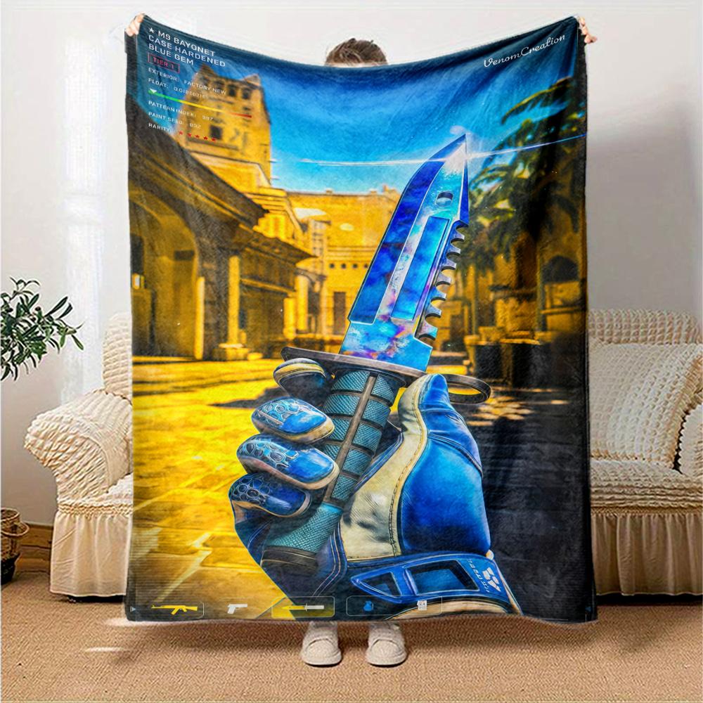 Csgo2 Blanket, High quality Comfortable for All Seasons, Home Decor, Warmth and Comfort