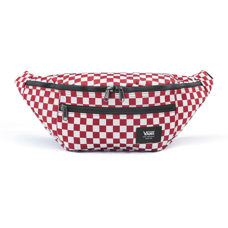 Vans Polyester Sling Bag Crossbody Bag Fanny Pack Regular Unisex Red Vans VN0A2ZXX976