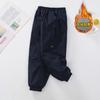 Boys Fleece Lined Warm Sports Long Outdoor Hiking Pants