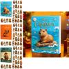 Christmas Capybara Countdown Blind Box With Mini Acrylic Pendant For Holiday Gift Exchange