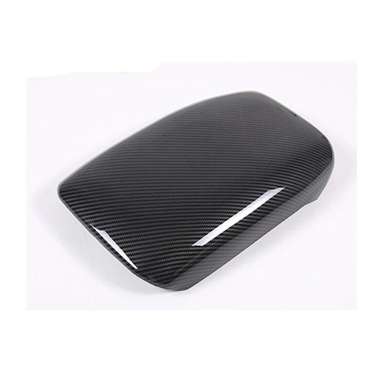 Carbon Fiber Look Car Armrest Box Cover Panel Trim Decoration For Ford Ranger T9 2023+ Auto Accessories