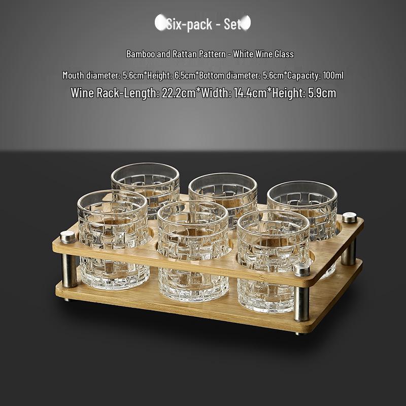 Light Luxury Crystal Baijiu & Beer Shot Glass Set