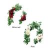 Wedding Arch Flowers Artificial Burgundy Wedding Flowers for Wedding Welcome Signs Decorations Pink