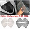 Für Kia Sportage NQ5 - 2025 Edelstahl Auto-Audio-Lautsprecher Tür-Lautsprecher-Panel-Abdeckung Zierleisten Zubehör Innenraum