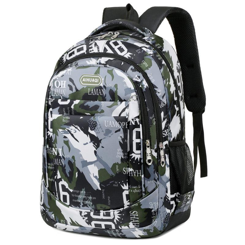Waterproof Children camouflage School Bags For Girls Boys Kids Rucksack Orthopedic Backpack Schoolbag Primary School Back pack M