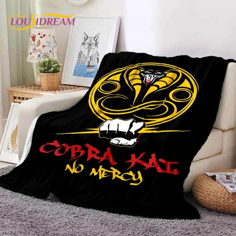 3D Cobra Kai Classics TV Amanda Karate Soft Flannel Blanket for Beds Bedroom Sofa Picnic,Throw Blanket for Cover Outdoor Leisure 75x90cm
