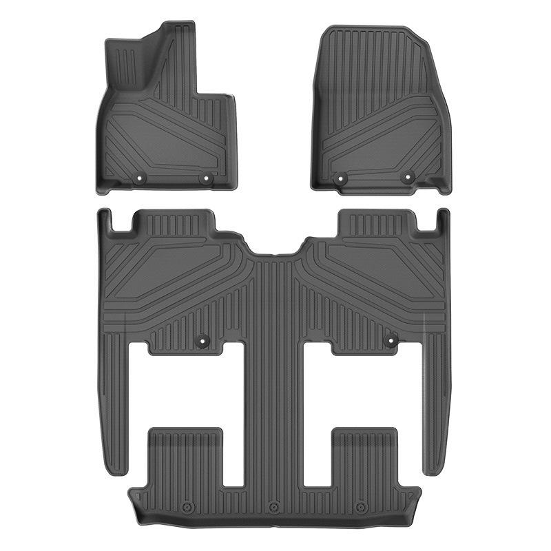 Eco-friendly TPE Floor & Trunk Mats for 2026 XPeng GX, with Backrest Protection.