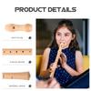 Ibasenice Wooden Soprano Vertical Musical Instrument for Exquisite Perfect for Practice 8-Hole Recorder, Flute, Beginners, Craftsmanship, Portable,