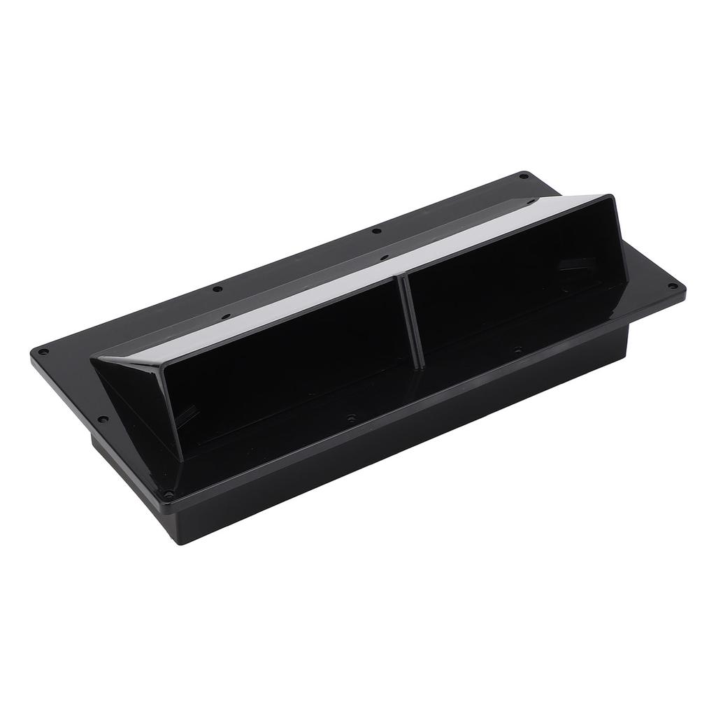 RV Range Hood Vent Cover with Lockable Clip Exterior Vent Cover for RV Trailer Boat Marine Yacht Black