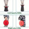 New Portable Telescopic Folding Stool Suitable for Hiking, Camping Outdoor Travel and Fishing -adjustable Height and Lightweight
