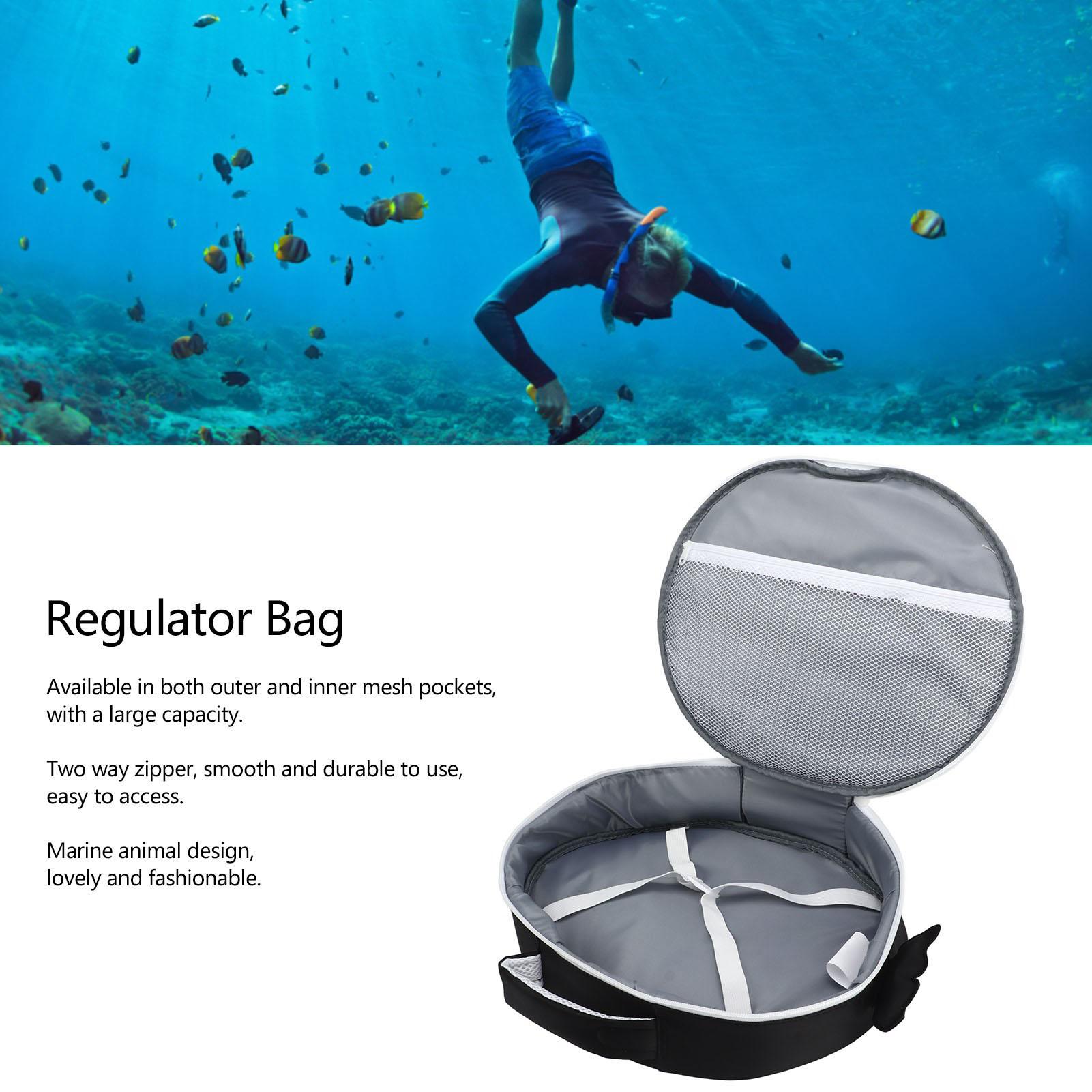 

Сумка для регулятора из полиэфирного волокна для дайвинга, сумка для хранения и переноски для плавающей косатки