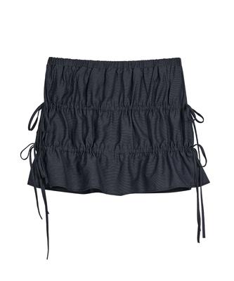 Taibseobiseu Stripe Strap Skirt [Blue]