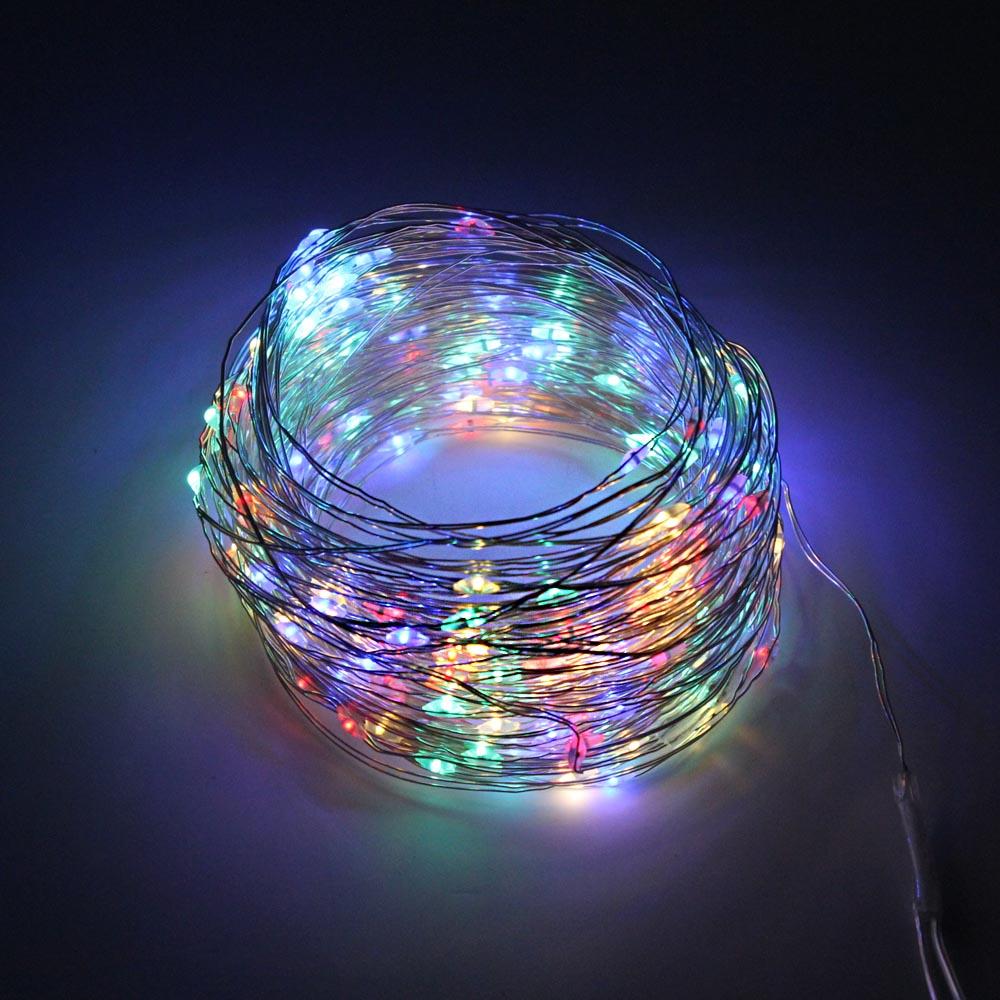 Outdoor Solar Fairy Lights With Remote 10M 20M LED Solar Powered String Light 7 Modes Waterproof for Garden Patio Yard Trees Christmas Wedding Party