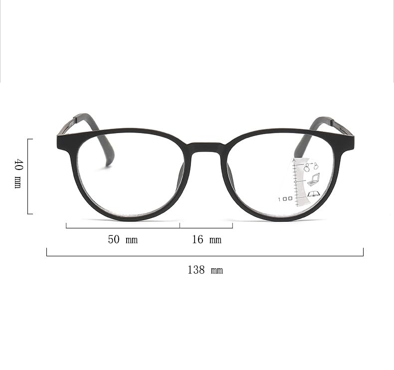 progressive multifocal reading glasses that are resistant to strong sunlight and harmful and do not change color under artificial light or indoors