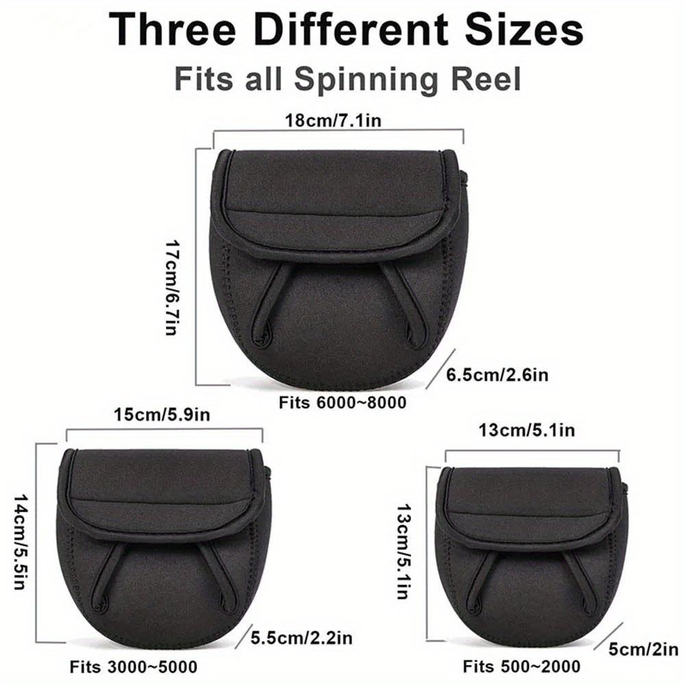 S/M/L Spinning Fishing Reel Cover Neoprene Wheel Protective Case Reel Bag Storage Water Drop Wheel Package Outdoor