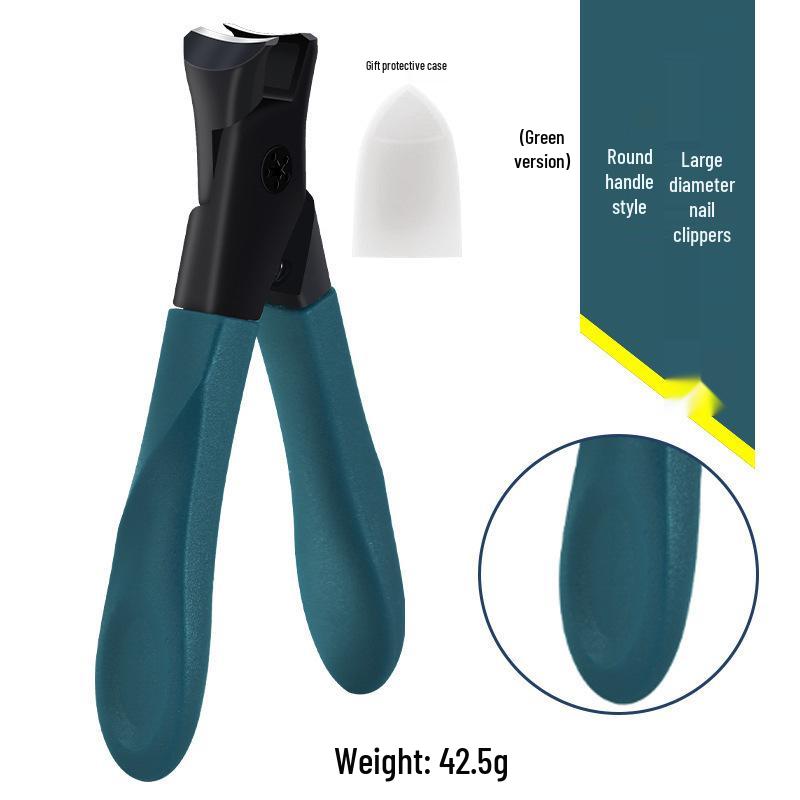 Large Anti-Splash Nail Clipper for Thick Nails, Toenails, and Household Use