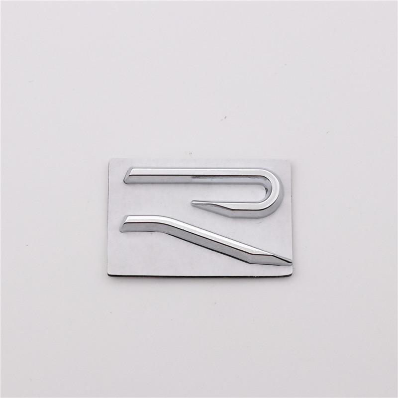 Golf 8th Gen New R Grille & Tail Emblem Metal Stickers - Front & Rear