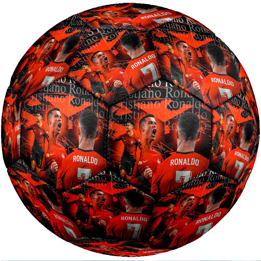 Pallone da calcio tema Cristiano Ronaldo Taglia 5 Pallone da calcio Tocco Morbido Pallone da calcio professionale per allenamento per sport all'aperto
