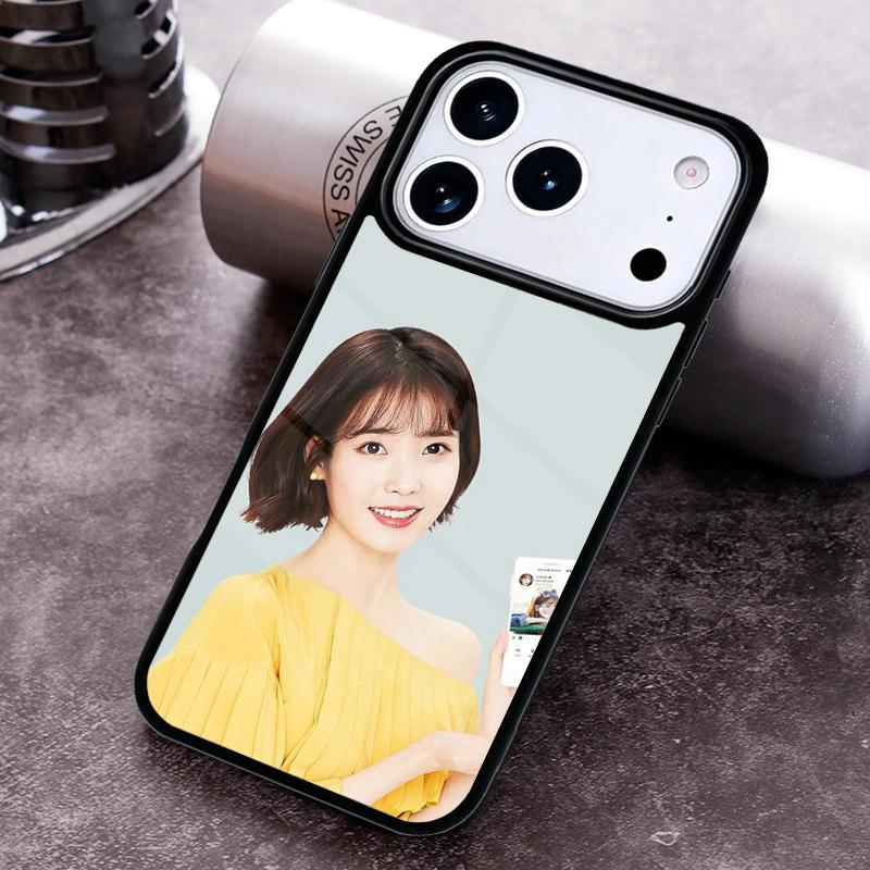 I-iu Lee Ji Eun Phone Case for iPhone 17 16 15 Pro Max Air 14 13 12 11 Plus Shockproof Cover