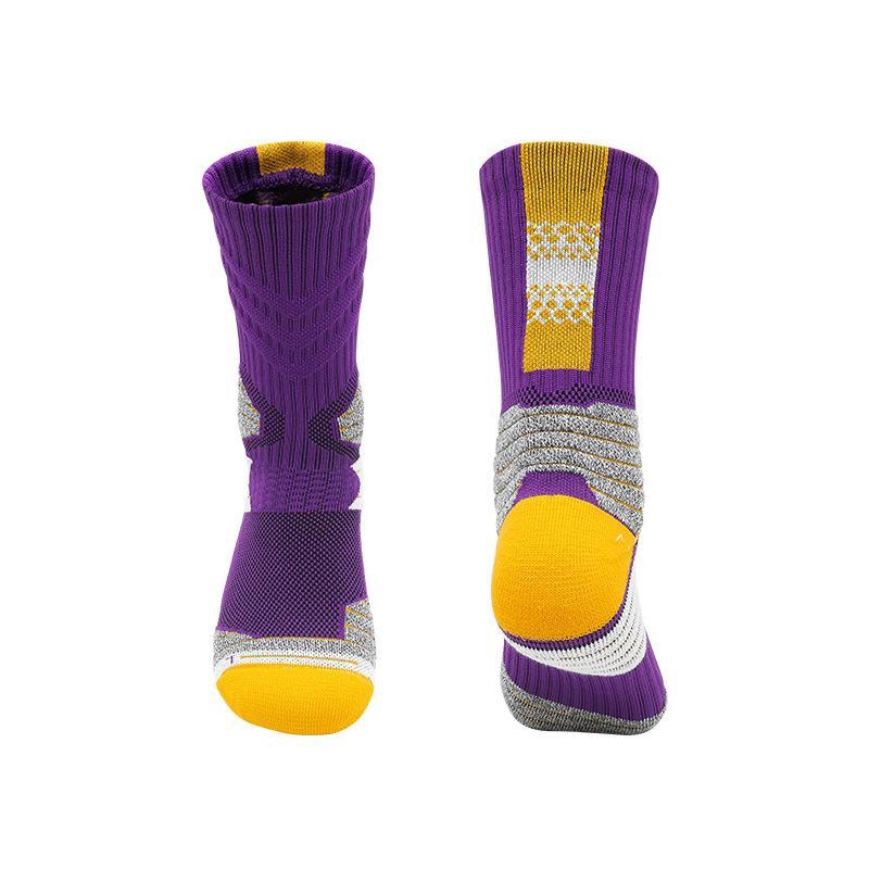 Adult Basketball Socks Actual Training Socks Children Towel Bottom Sweat Absorbing Shock Non-Slip Sports Socks Men