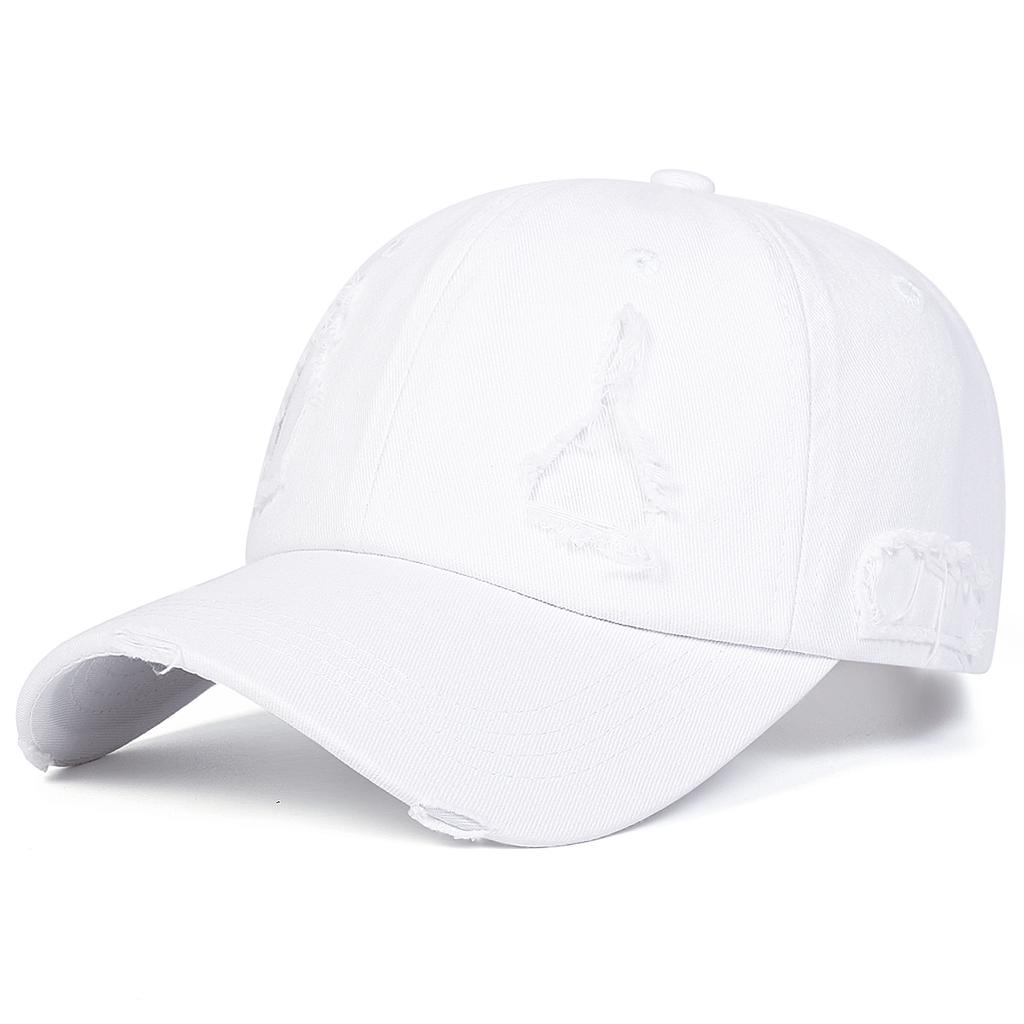 Unisex Adjustable Hole Trucker Baseball Hat Hip Hop Outdoor Sport Travel for Women Men