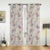 Cortinas de ventanas con flores y plantas, tratamientos de ventanas para sala de estar y dormitorio, cortinas de cocina para el hogar
