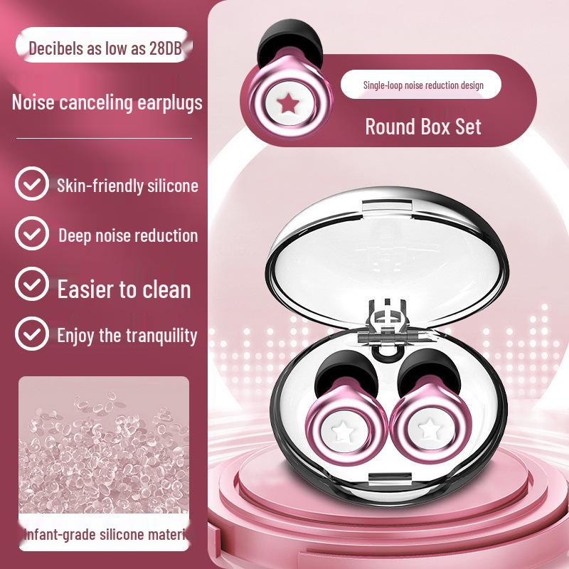 Silicone Soundproof Earplugs: Waterproof, Noise-Reducing for Dormitories, Work, Snoring, and Workshops