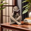 Modern Abstract Reading Figure - Unique Resin Home Decor for Bedroom, Desk, Office | Perfect Holiday Gift for Friends for Christmas