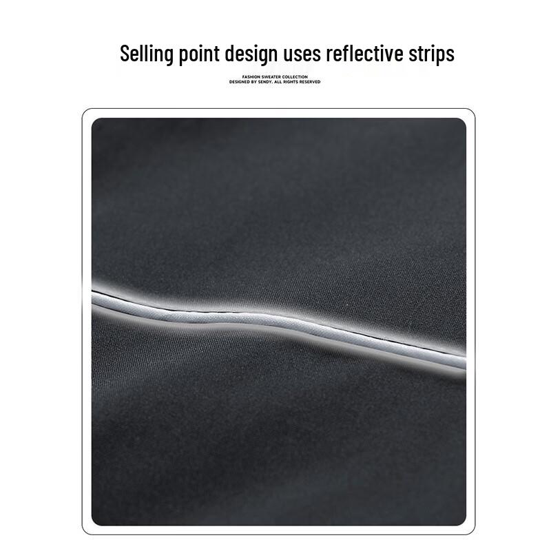 Warrior Men's Autumn Casual Reflective Windproof Jacket