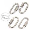 304 Edelstahl-Anschluss 4-teilig Link Lock Silber