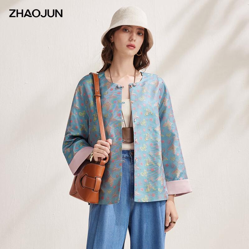 Chinese Style Mulberry Silk Jacquard Top XL