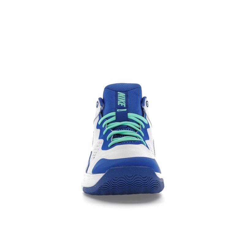 Nike Fly.By Mid 3 White Game Royal Green Glow Men's Basketball Shoes DD9311-102