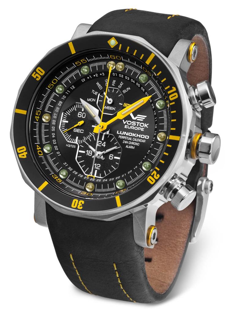 Vostok europe lunokhod 2 Japanese Quartz Watch YM86-620A505 Men's